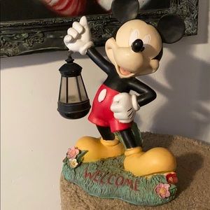 Light up Mickey Mouse garden statue.